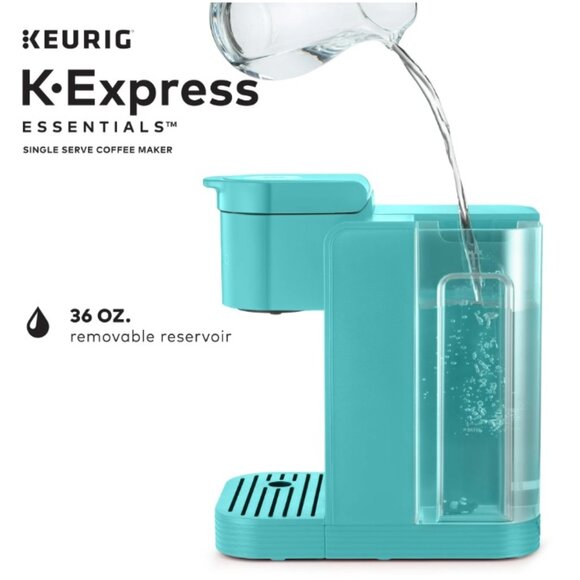 Keurig K-Express Essentials Single Serve K-Cup Pod Coffee Maker Teal - BNIB - Picture 2 of 3